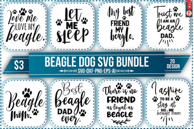 Beagle Dog SVG Bundle