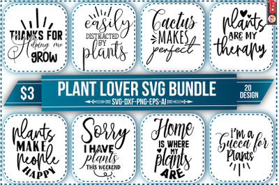 Plant Lover SVG Bundle