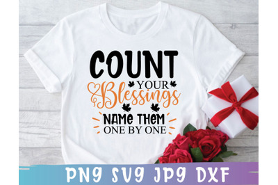 Count Your Blessings Name Them One By One SVG