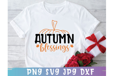 Autumn Blessings SVG, Fall SVG