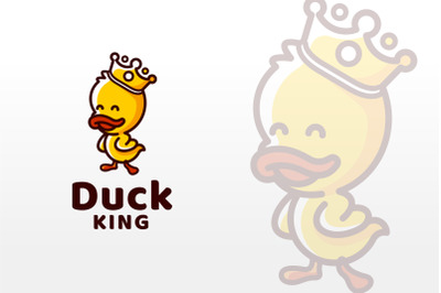 Duck King Logo Template