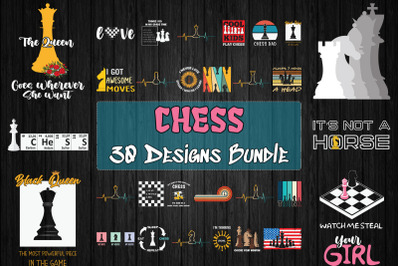 Chess Bundle SVG 30 designs