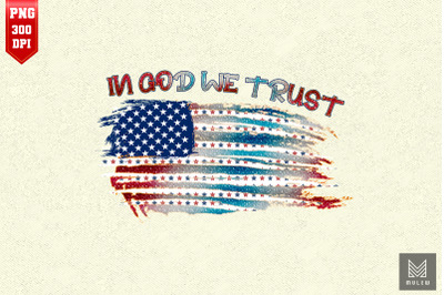 In God We Trust Patriotic Christian