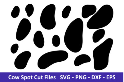 Cow Spot Cut Files for Cutting Machines