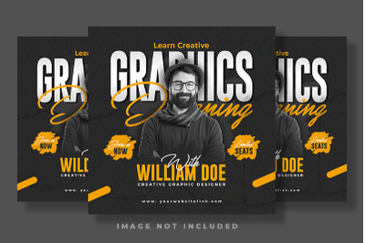 Learn Creative Graphics Designing Social Media Post