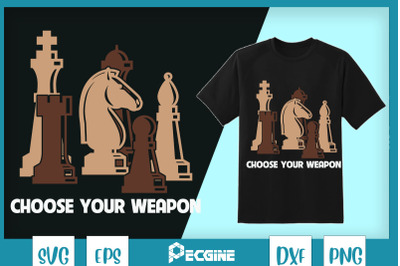 Funny Chess Choose Your Weapon