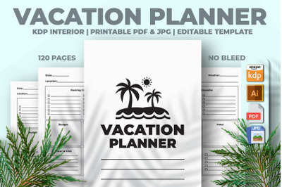 Vacation Planner KDP Interior