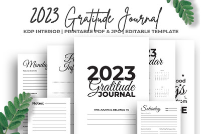 2023 Gratitude Journal KDP Interior