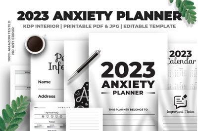 2023 Anxiety Planner KDP Interior