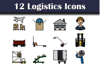 Logistics Icon Set