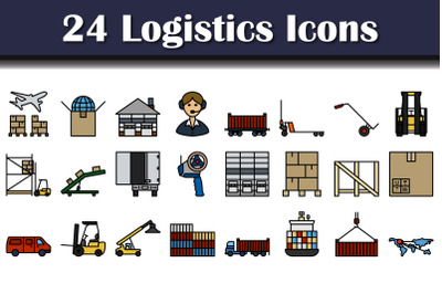 Logistics Icon Set