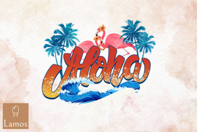 Aloha Hello Summer Beach Sublimation