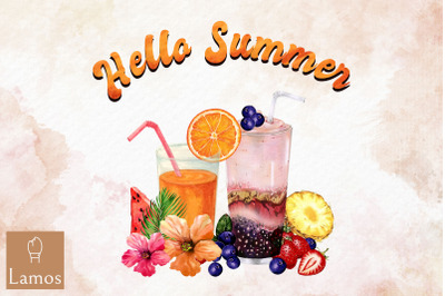 Hello Summer Juice Sun Hawaii Design