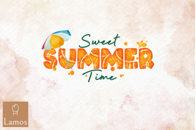 Sweet Summer Time Beach Hello Summer PNG