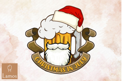 Christmas In July Drink Beer Design