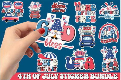 4th of July Sticker Bundle