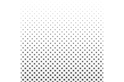 Geometric pattern of black stars on a white background.