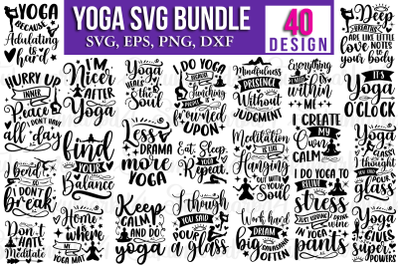 Yoga SVG Bundle Vol.03