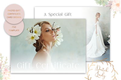 Gift Certificate Photo Card GC039