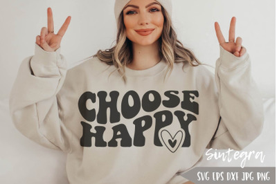 Choose Happy SVG File