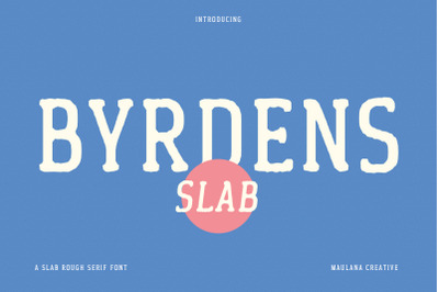 Byrdens Slab Serif Font