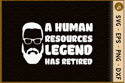 A HUMAN RESOURCES LEGEND HAS RETIRED