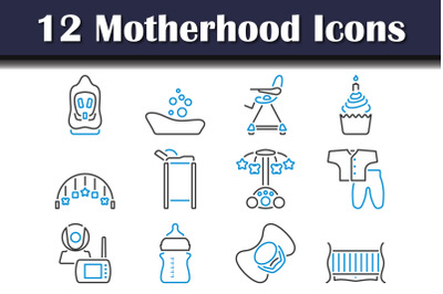 Motherhood Icon Set