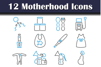 Motherhood Icon Set