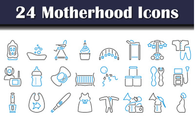 Motherhood Icon Set