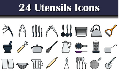 Utensils Icon Set