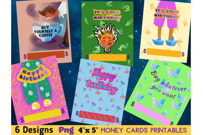 Money Cards Different Congrats PNG
