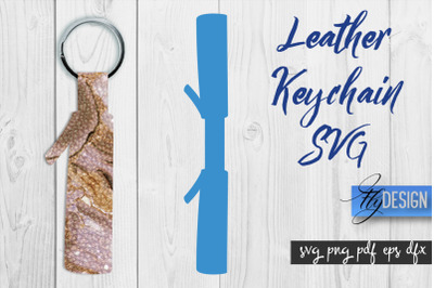 Leather Keychain Alphabet SVG | Key Fob Numbers SVG | Bag Tag Design