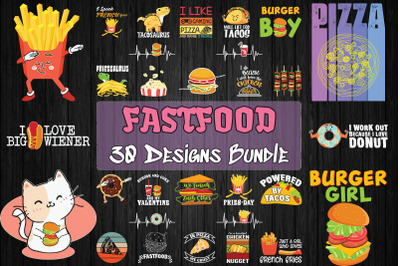 Fastfood Bundle SVG 30 designs