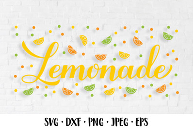 Lemonade can glass wrap template SVG. Soda glass can