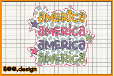 America Star Graphics Design