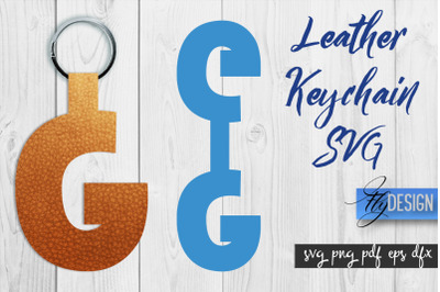 Leather Keychain Alphabet SVG | Key Fob Numbers SVG | Bag Tag Design