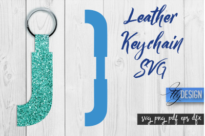 Leather Keychain Alphabet SVG | Key Fob Numbers SVG | Bag Tag Design