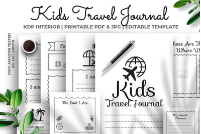 Kids Travel Journal KDP Interior