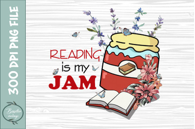 Reading is my jam Book Sublimation