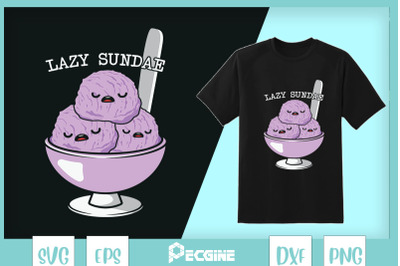 Lazy Sundae Sunday Ice Cream