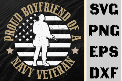 Proud Boyfriend Of A Navy For Veteran