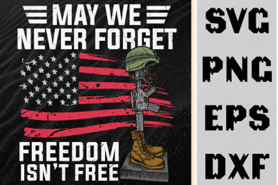 May We Never Forget Freedom Isnt Free