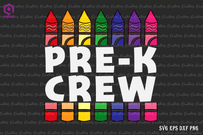 PR-K CREW Back To School Teacher Student