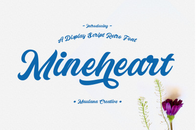 Mineheart Retro Script Font