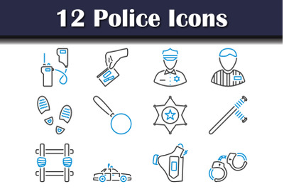 Police Icon Set