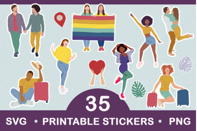 35 printable stickers