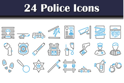 Police Icon Set