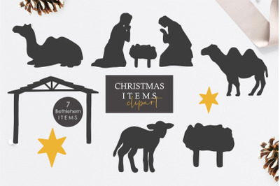 Bethlehem PNG Clipart, Bethlehem Christmas elements