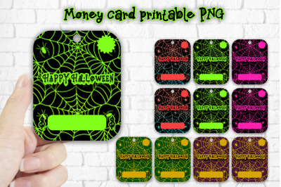 Money card design | Halloween printable