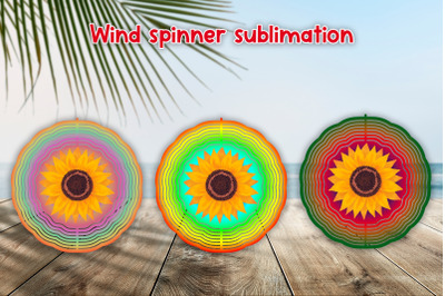 Wind spinner sublimation | Sunflower sublimation